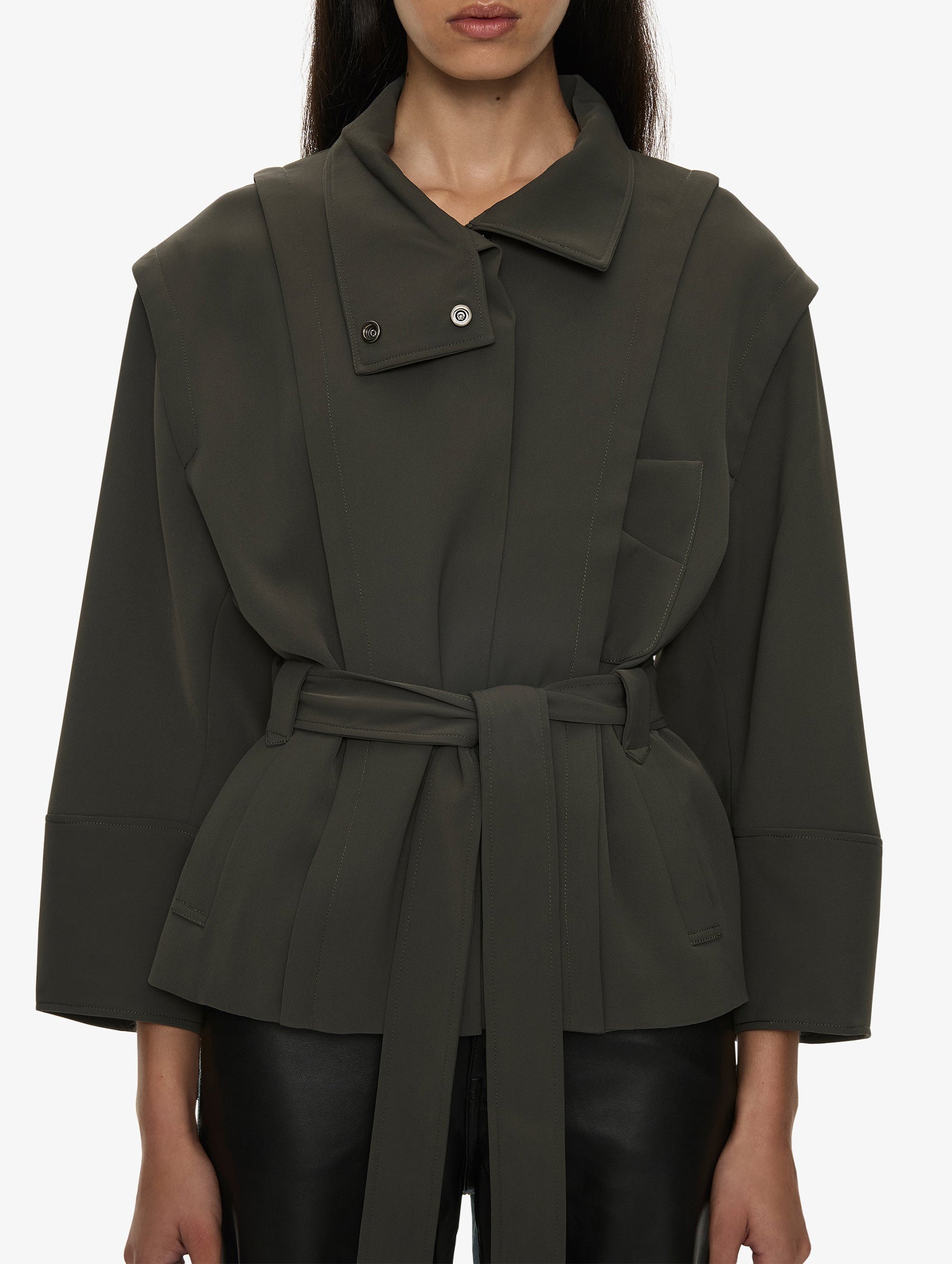 Virelle Parapet Drift Jacket in Kombu Green
