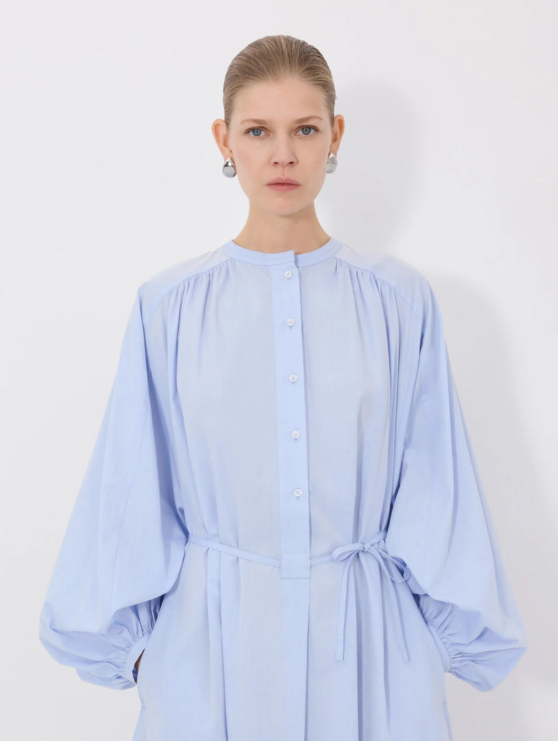 Vitti Loose Fit Blouse Dress in Storm