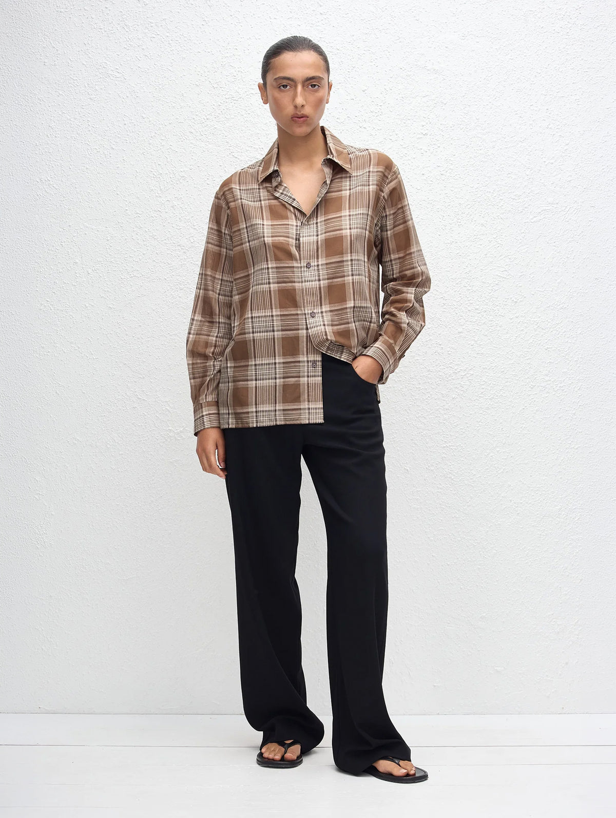 Voile Plaid Shirt in Picnic Plaid