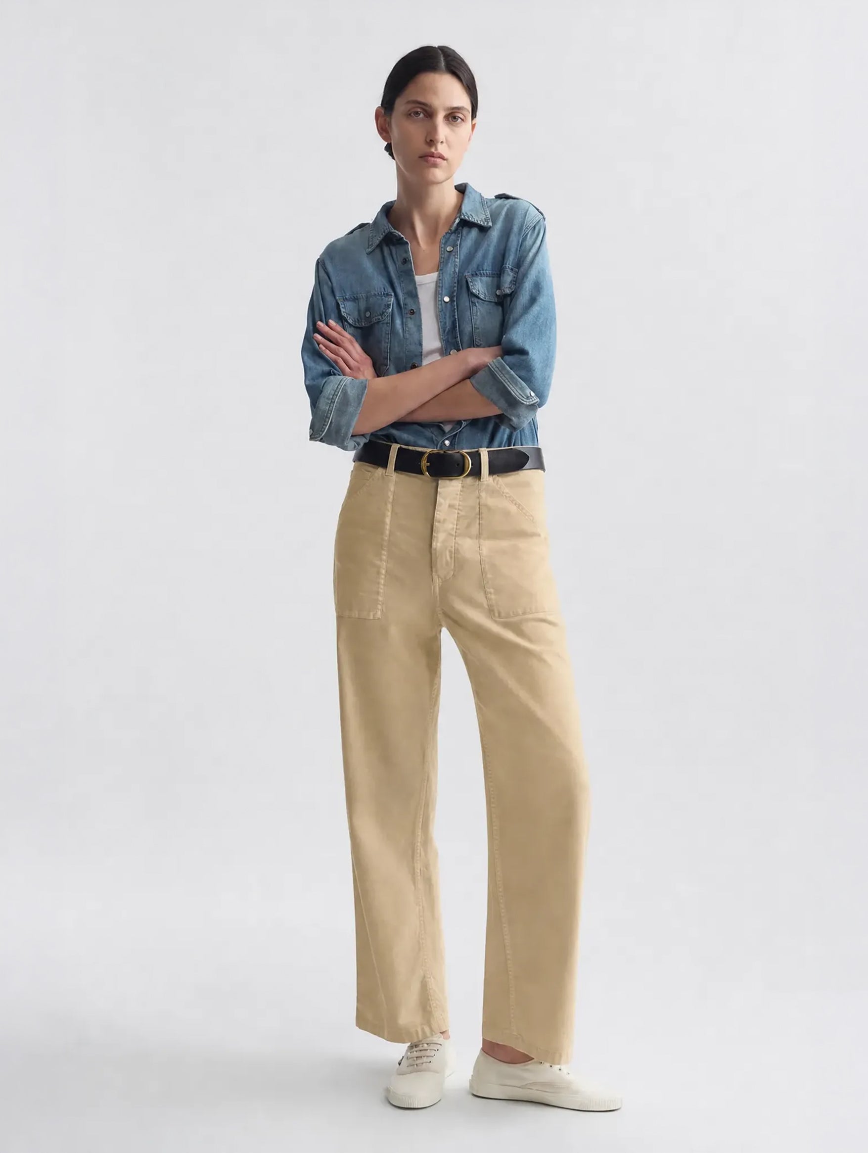 Whitney Pant in Vintage Washed Solstice