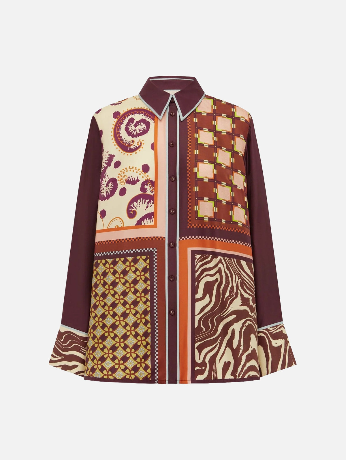 Wilson Silk Shirt in Multi