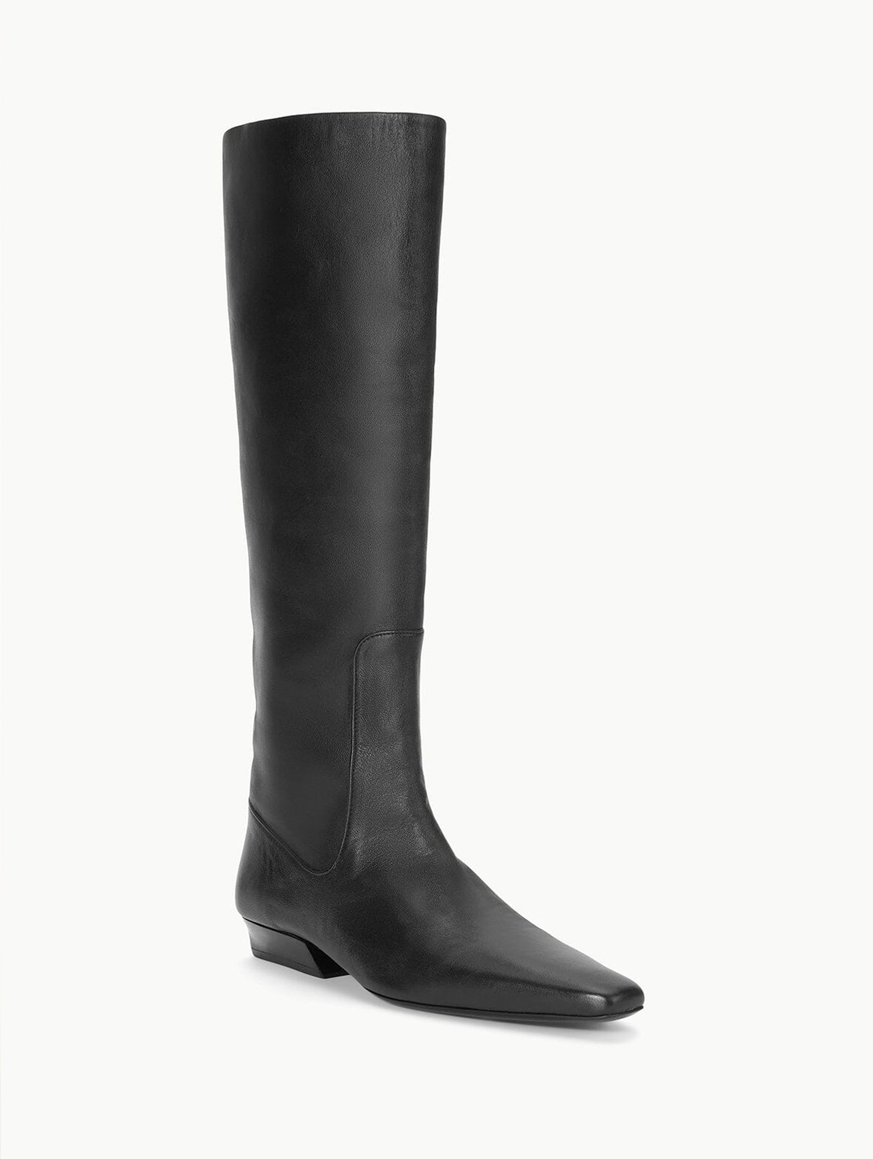 Wally Flat Boot in Black