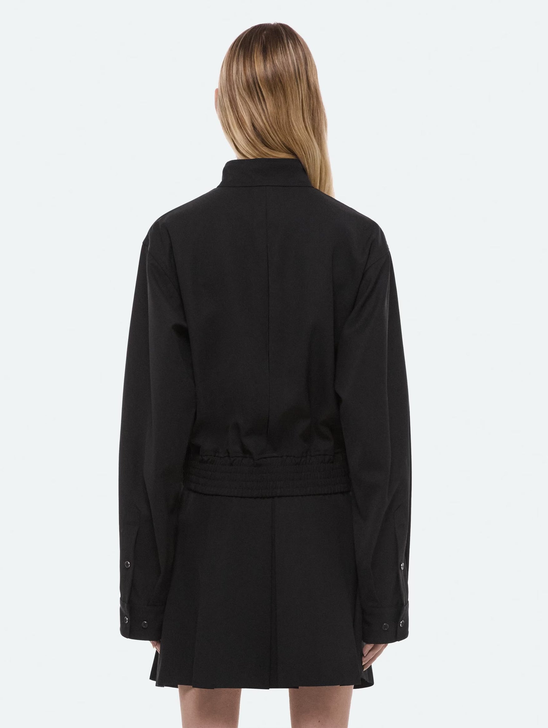 Wardrobe Shirt Bomber in Black