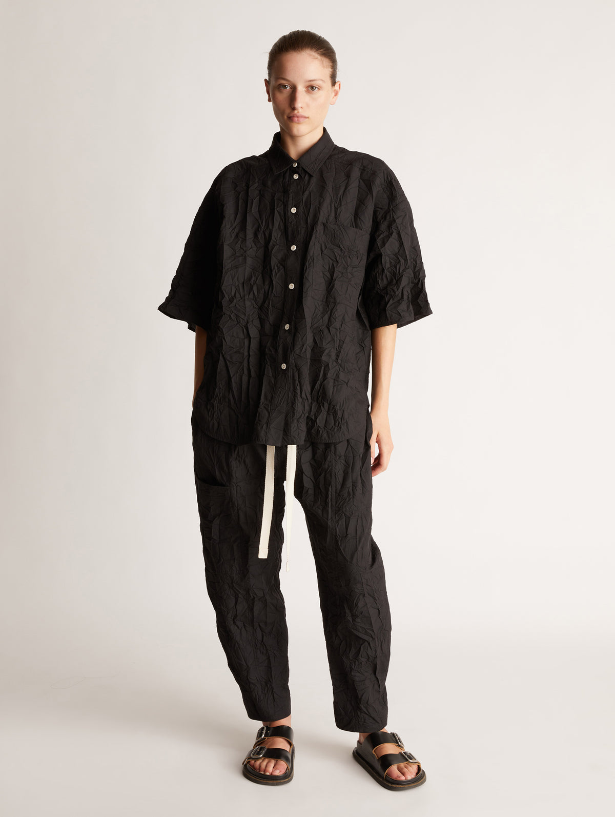 Weber Short Sleeve Shirt in Black