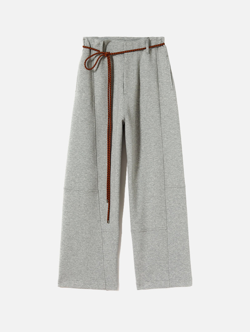 Wide Leg Pants in Granite Grey Melange