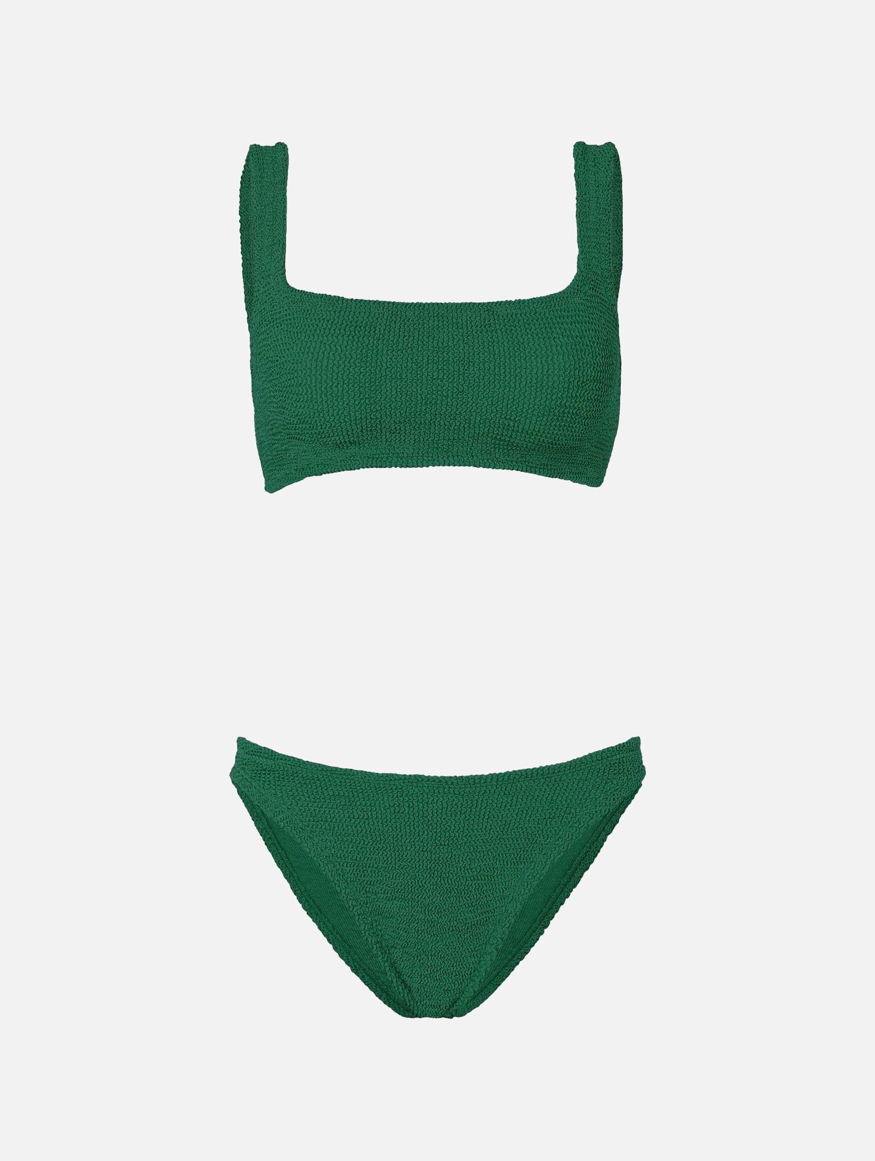 Xandra Bikini in Metallic Forest Green