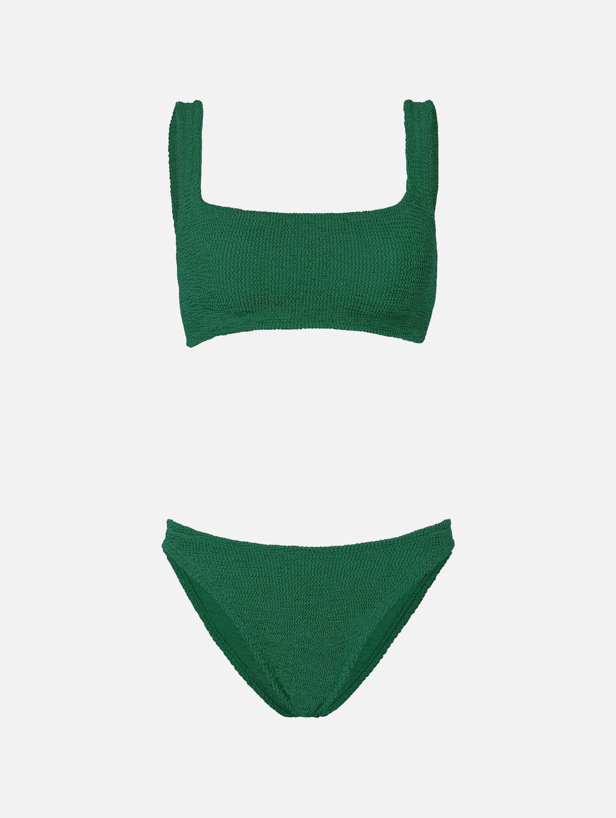 Xandra Bikini in Metallic Forest Green