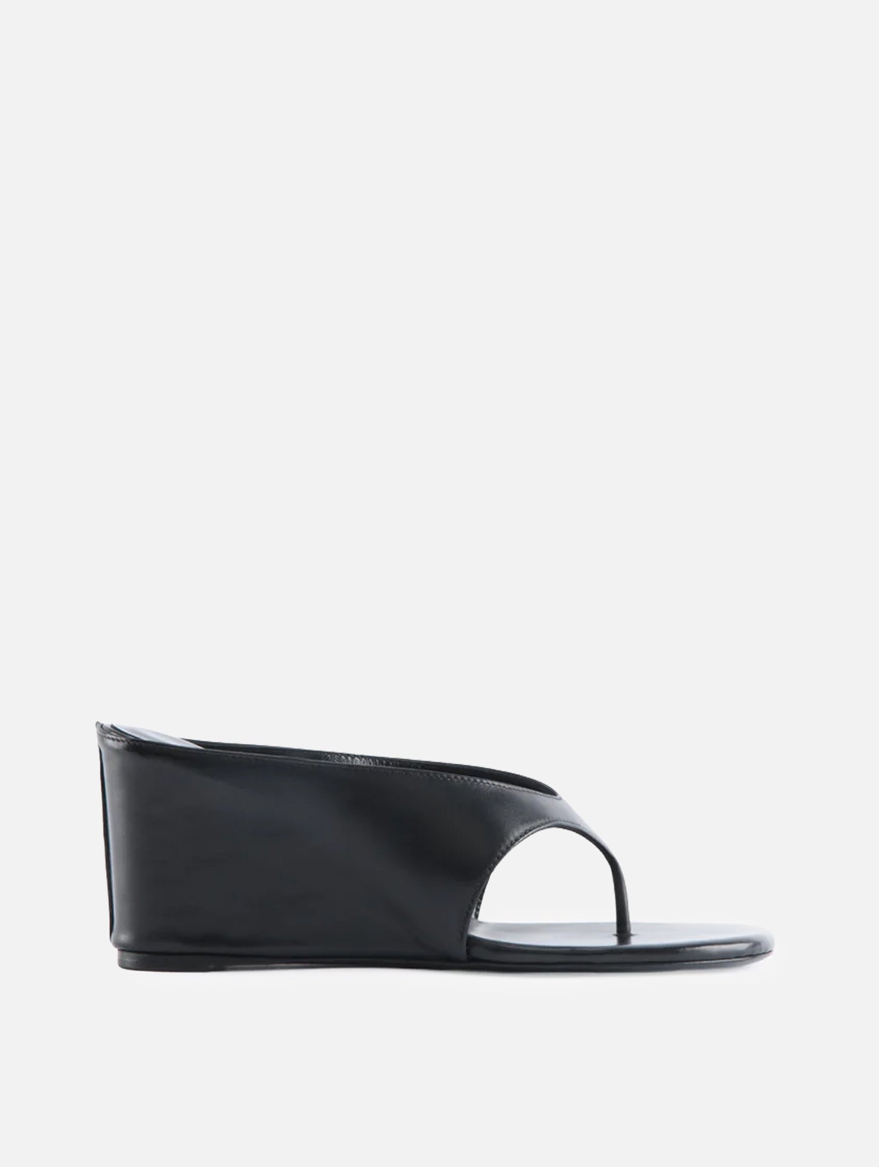 Yaga Wedge Sandal in Black