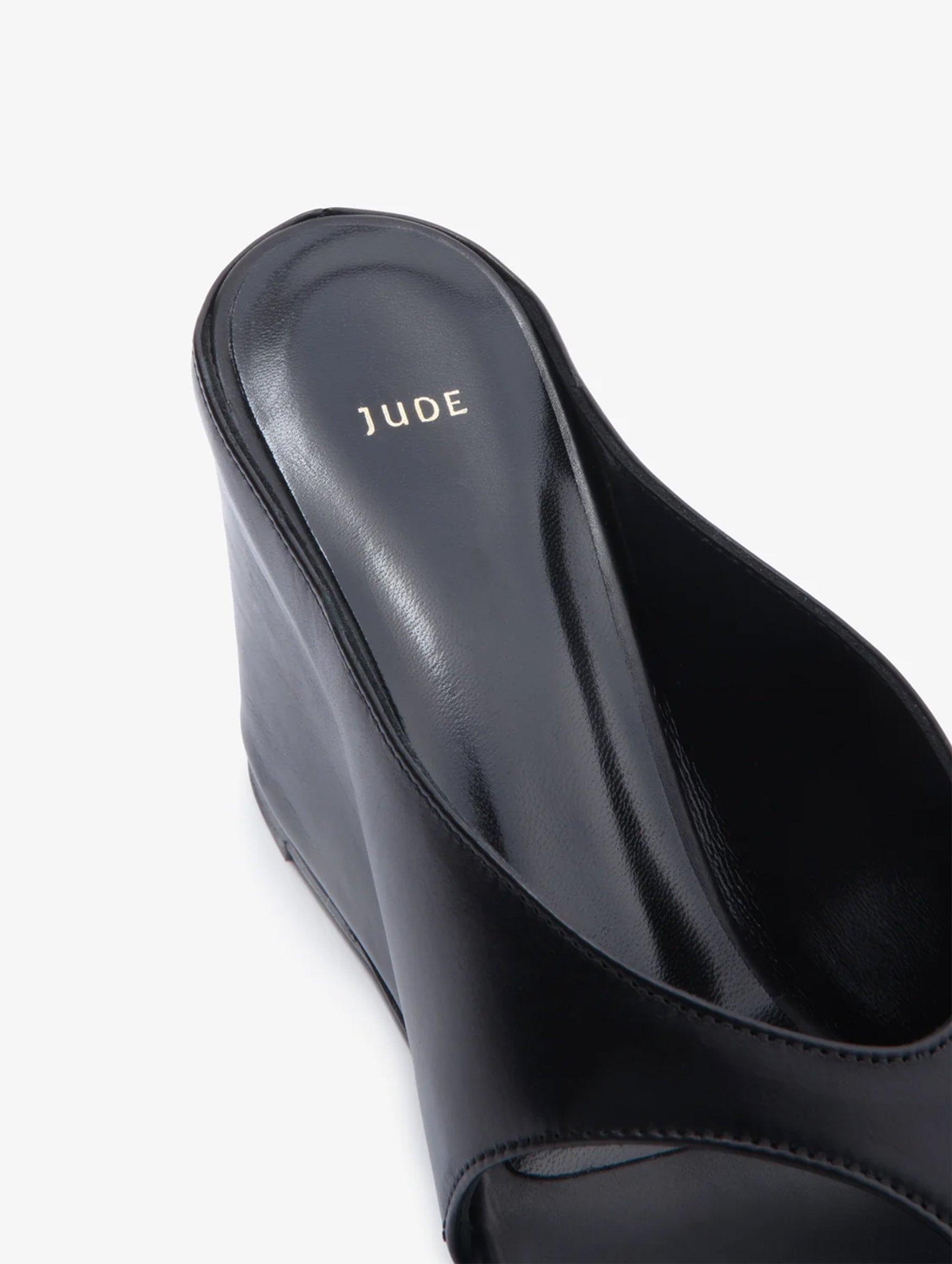 Yaga Wedge Sandal in Black