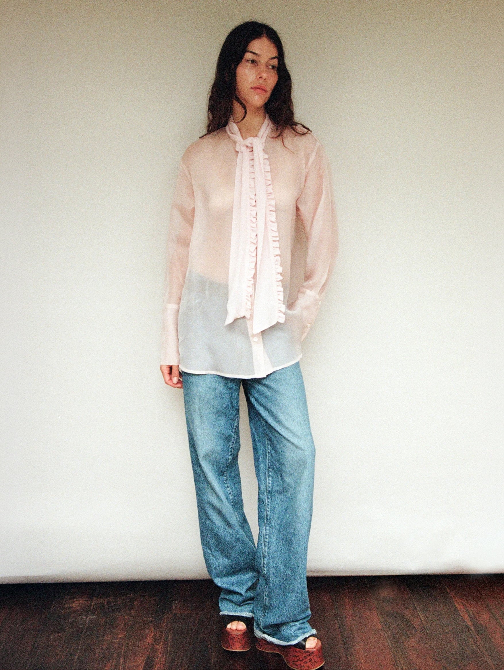 You Remind Me Of a Sunday Shirt in Blush Milk