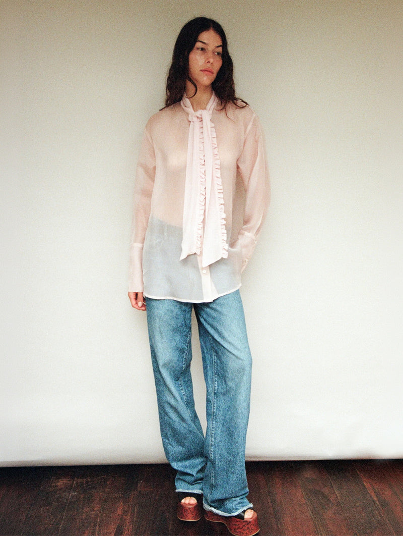 You Remind Me Of a Sunday Shirt in Blush Milk