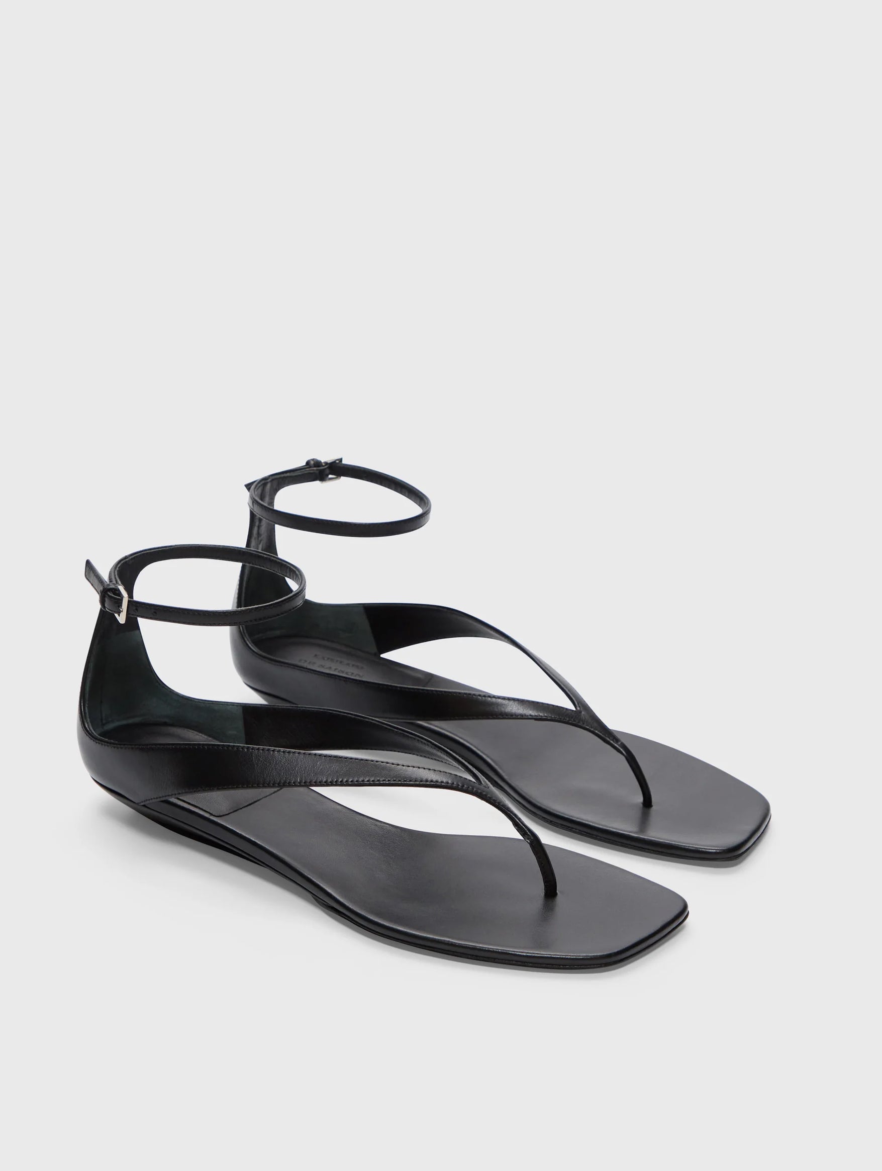 Zio Mini Wedge Sandals in Black