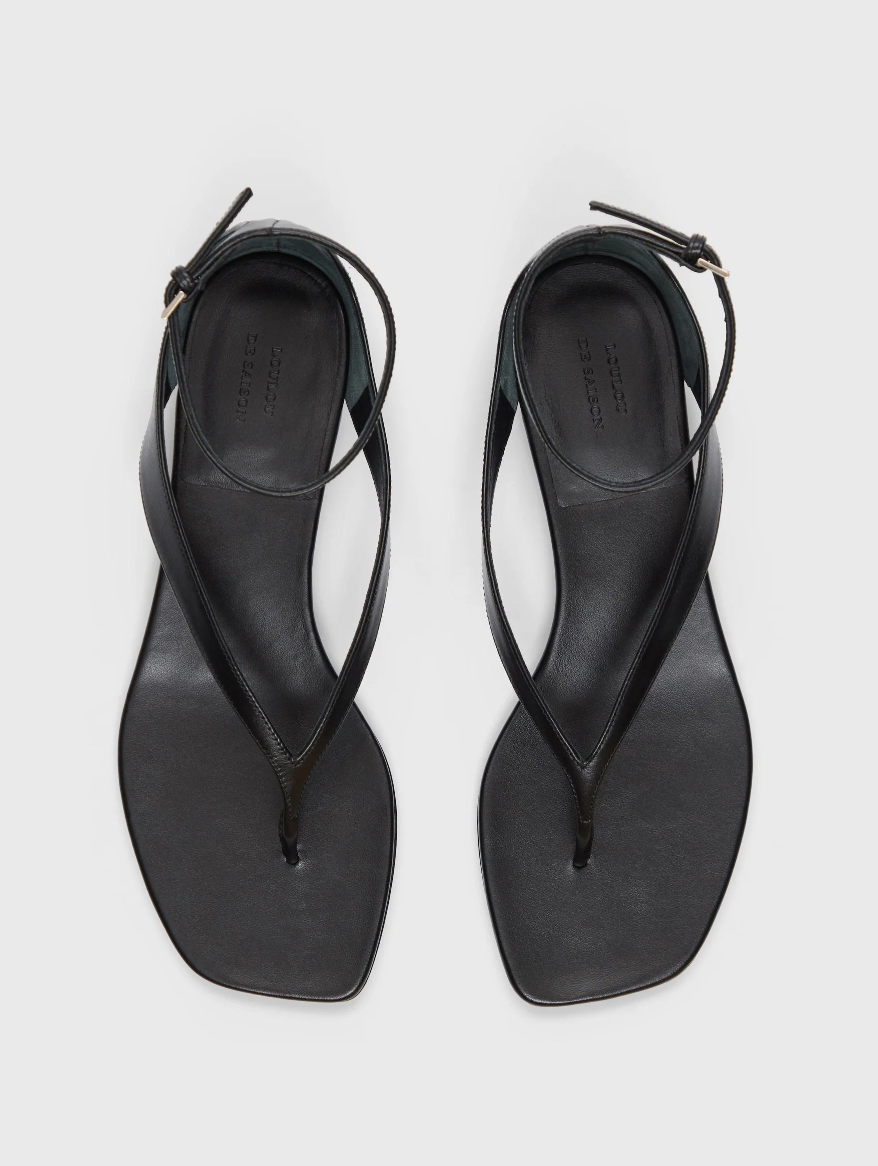 Zio Mini Wedge Sandals in Black