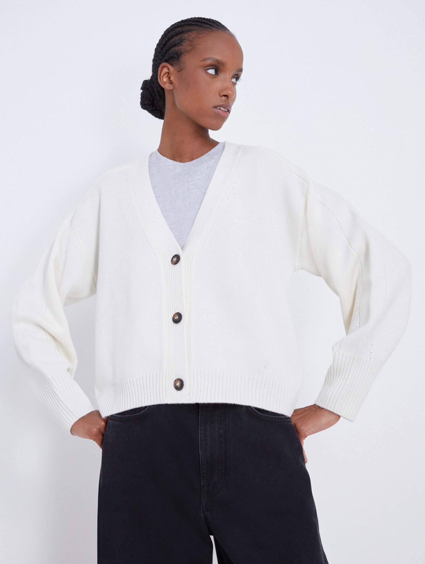 Zanzibar Cardigan in Ivory