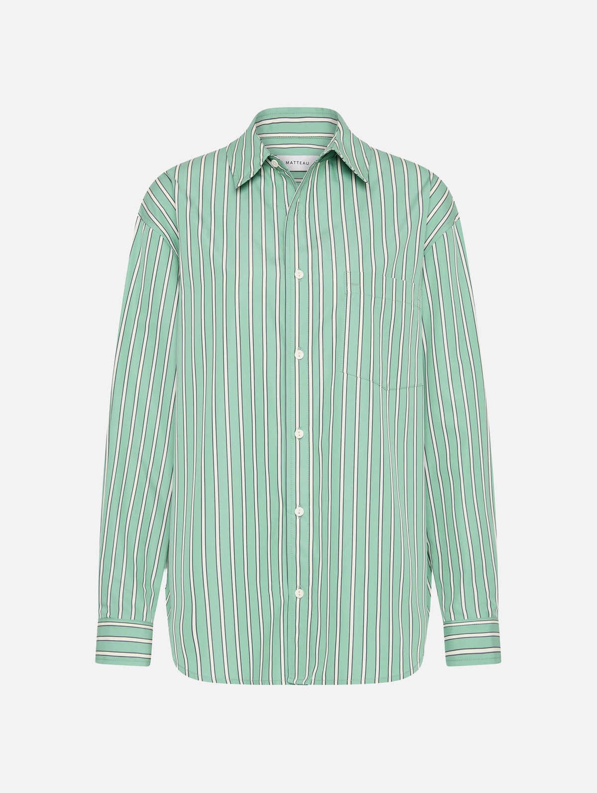 Classic Stripe Shirt in Aegean Stripe