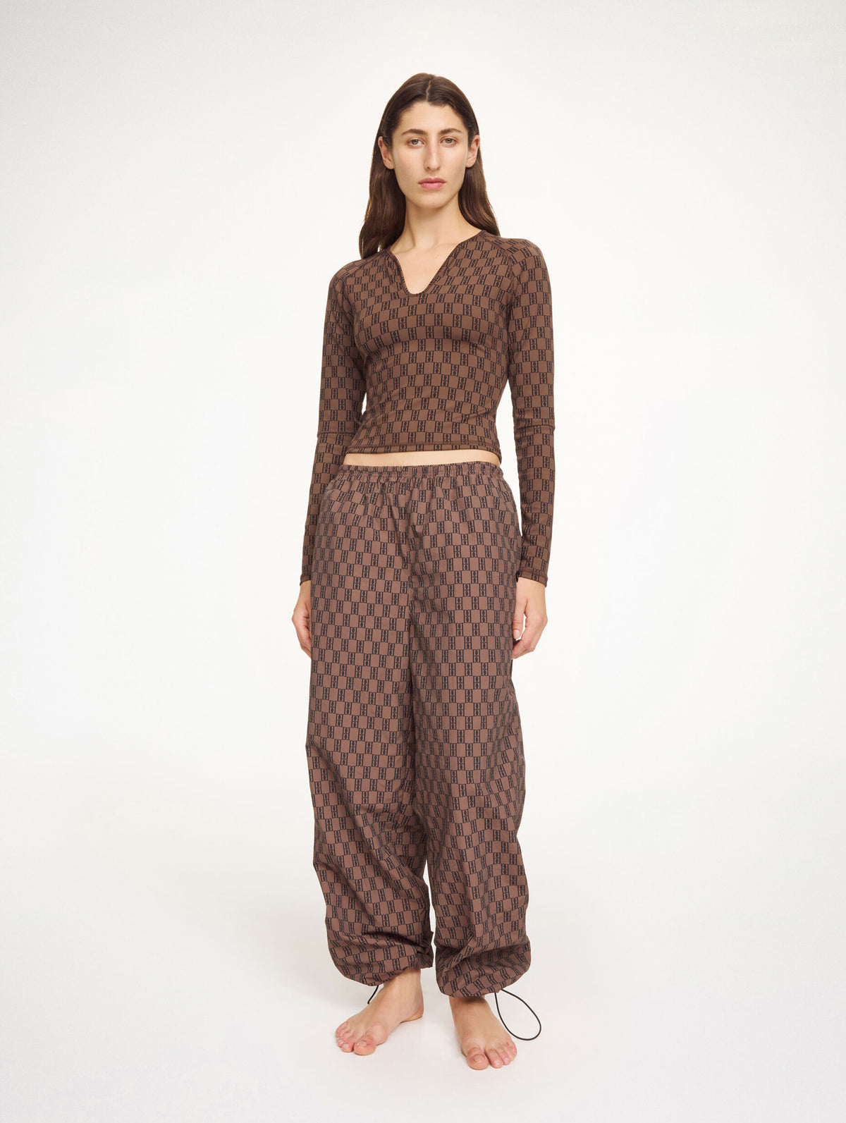 Alban Trousers in Dark Mahogany