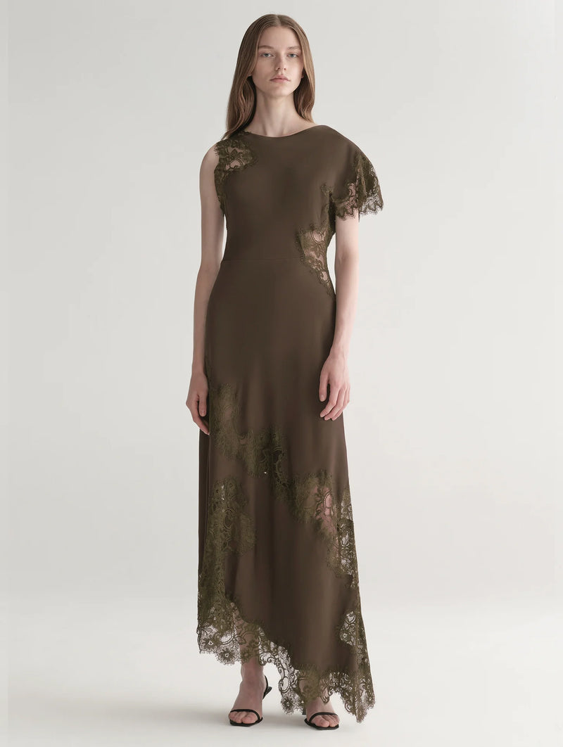 Alessia Dress in Military