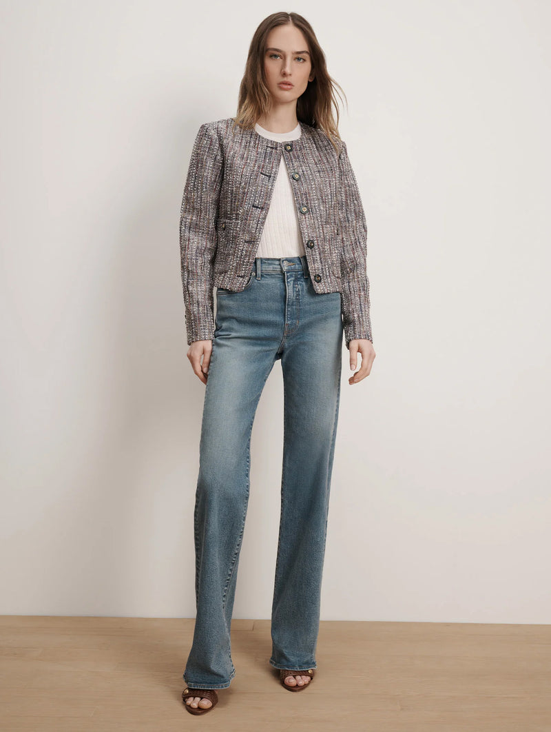Andrea Jacket in Navy Multi