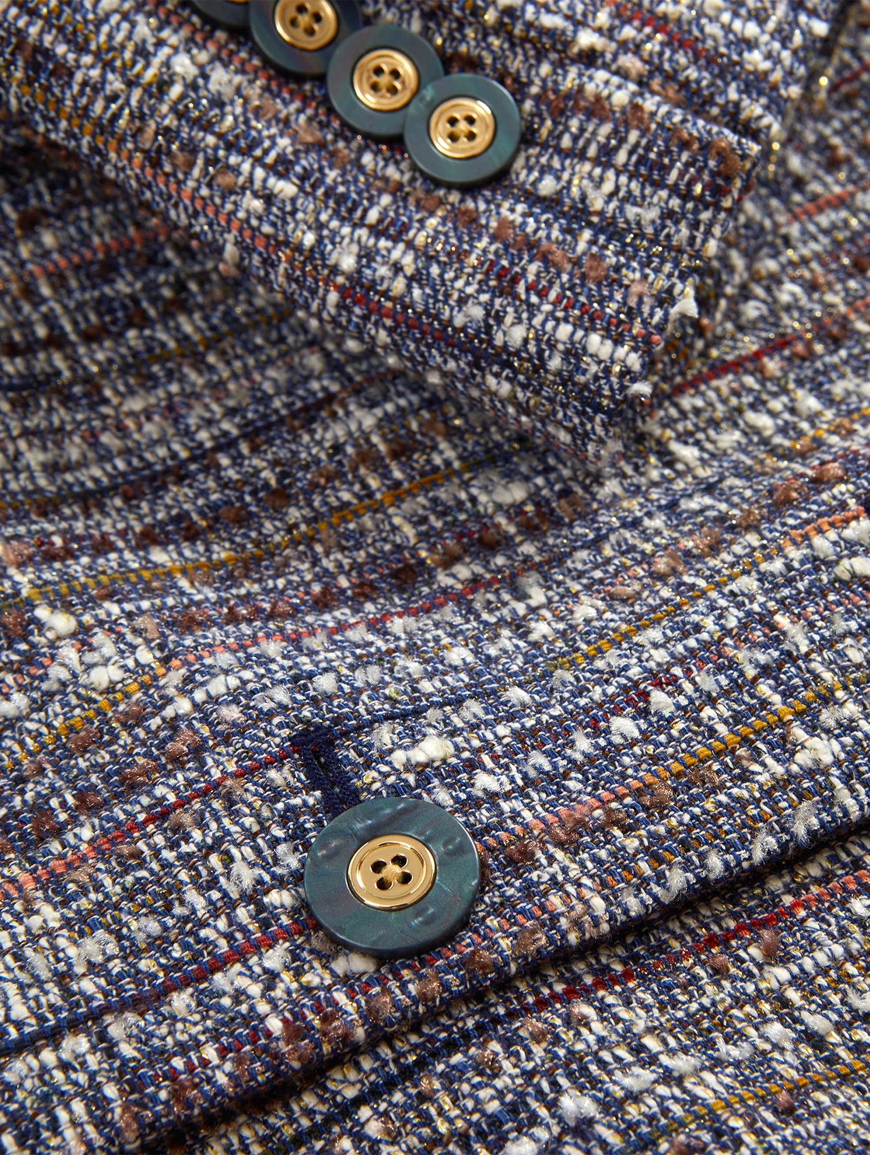 Andrea Jacket in Navy Multi