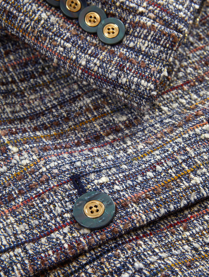 Andrea Jacket in Navy Multi