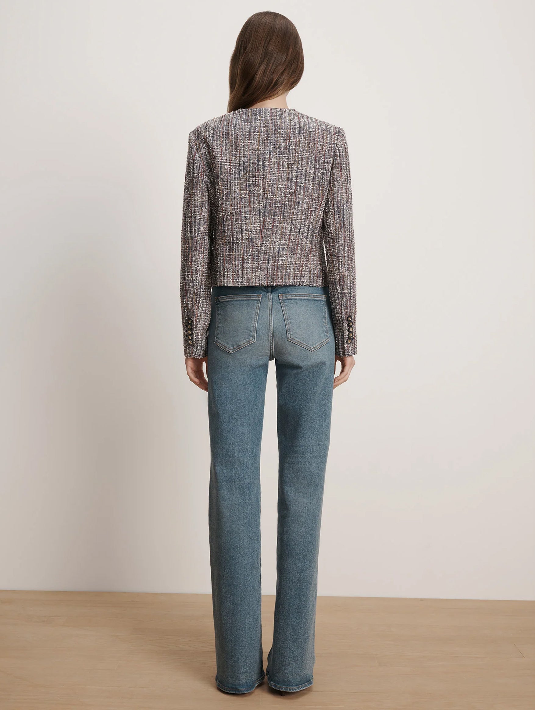 Andrea Jacket in Navy Multi