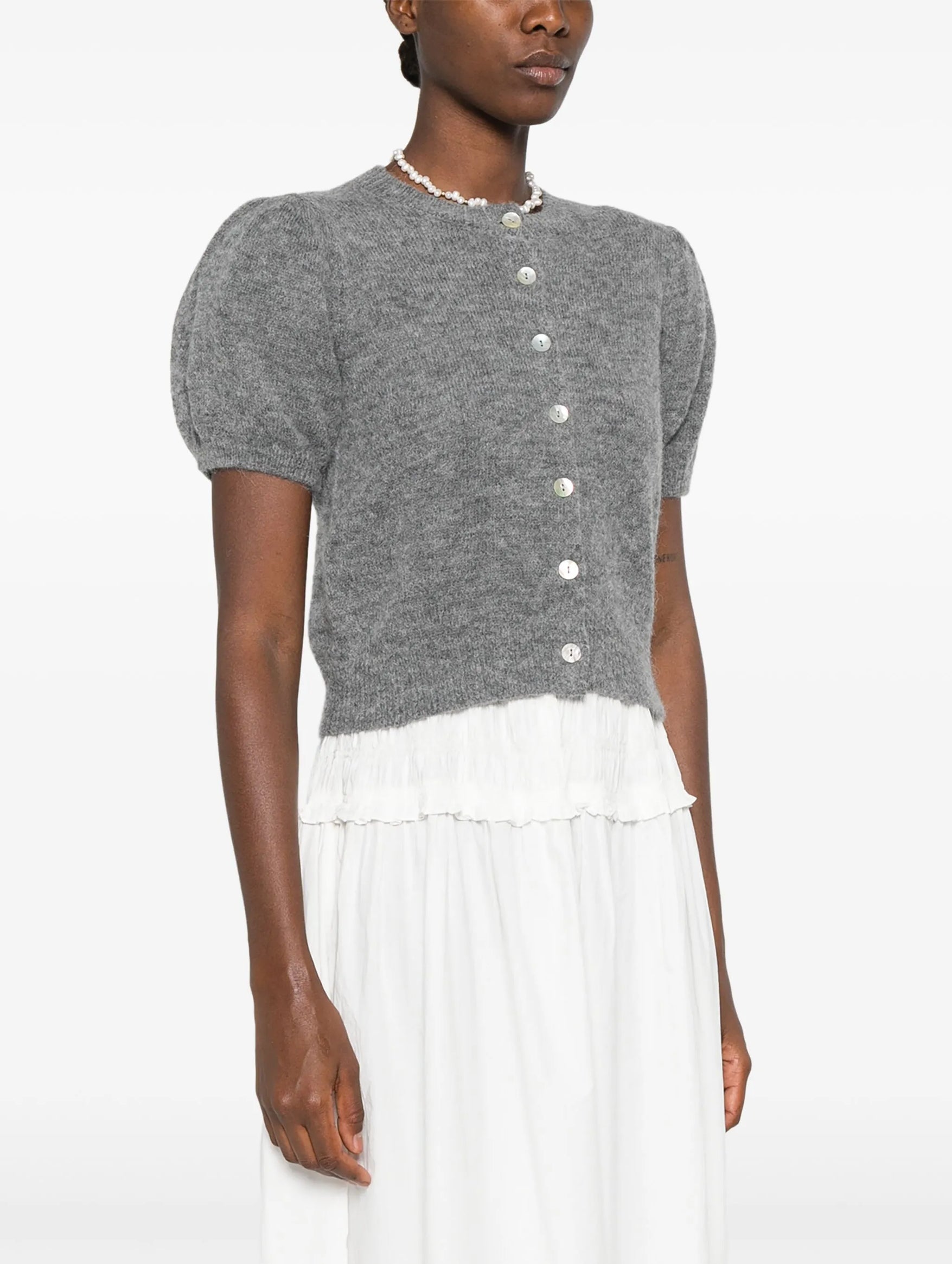Anisa Cardigan Dark Heather Grey