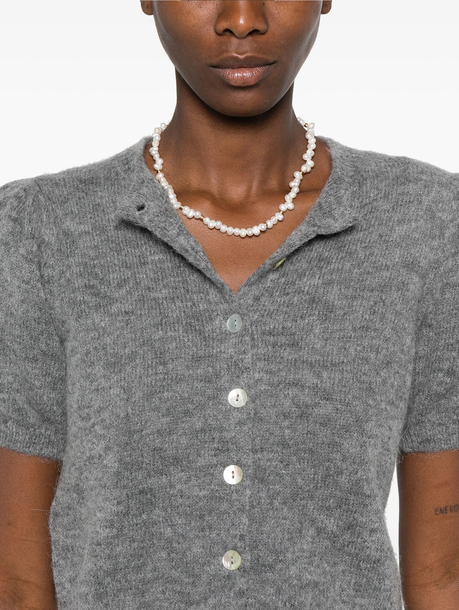 Anisa Cardigan Dark Heather Grey