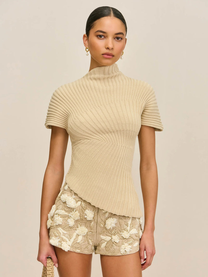 Annemie Knit Top in Beach