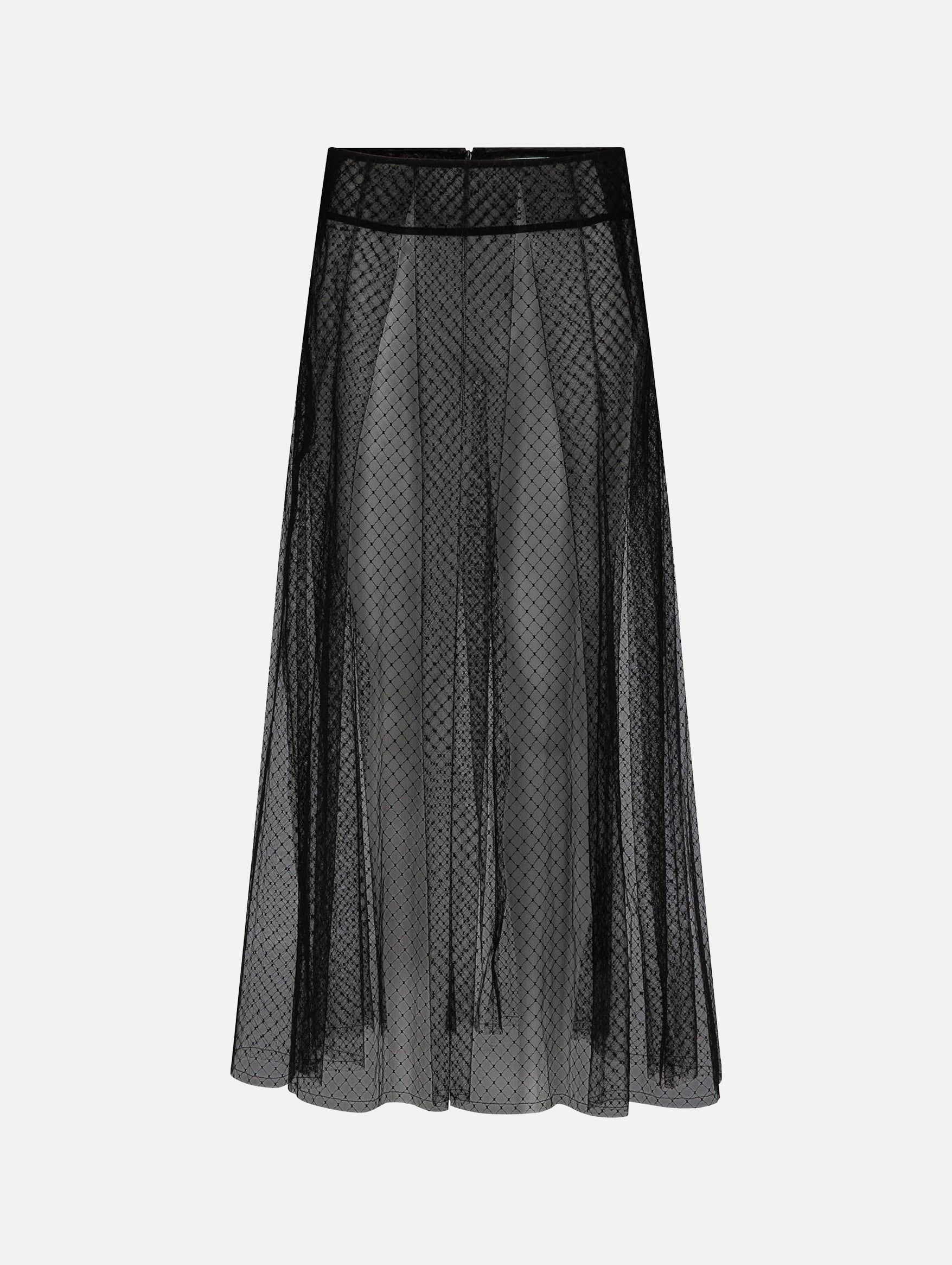 Ava Tulle Skirt in Black