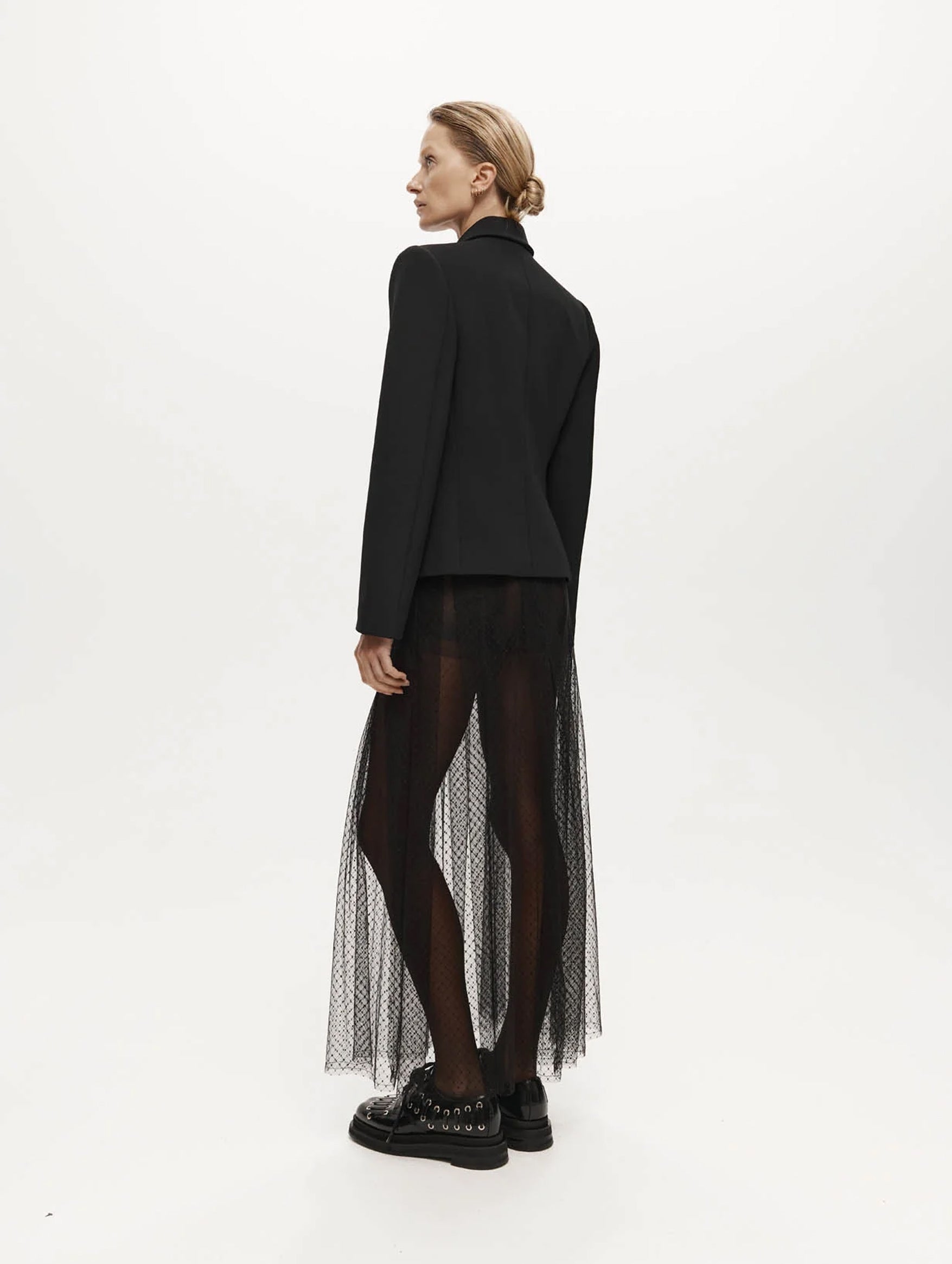 Ava Tulle Skirt in Black