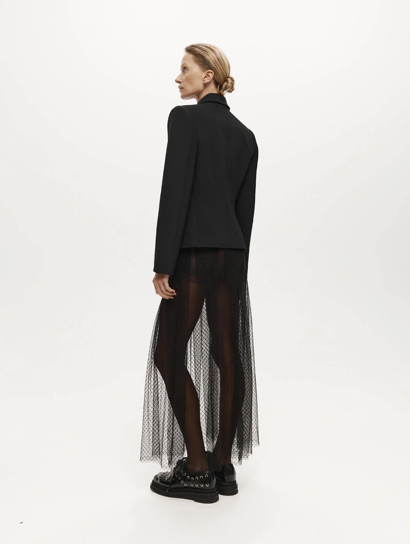 Ava Tulle Skirt in Black