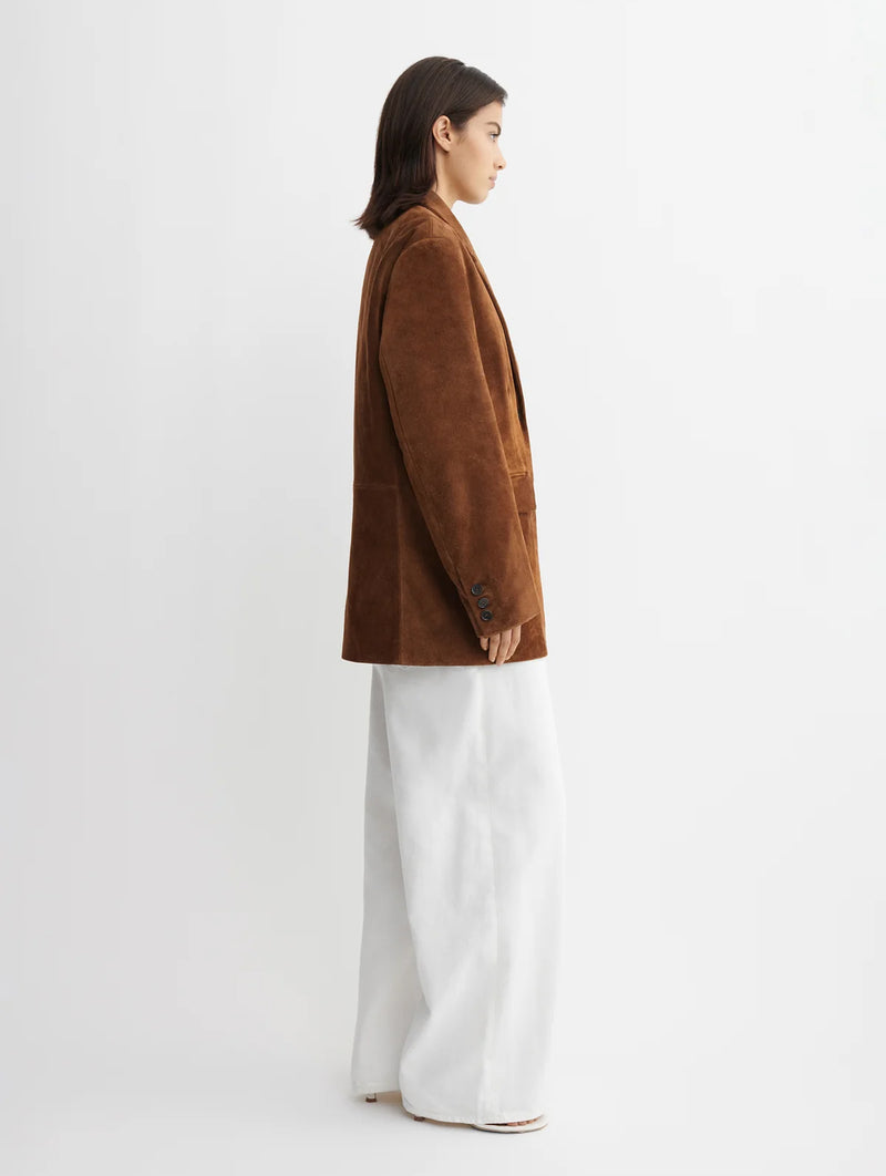 Benny Gritty Suede Jacket in Whiskey