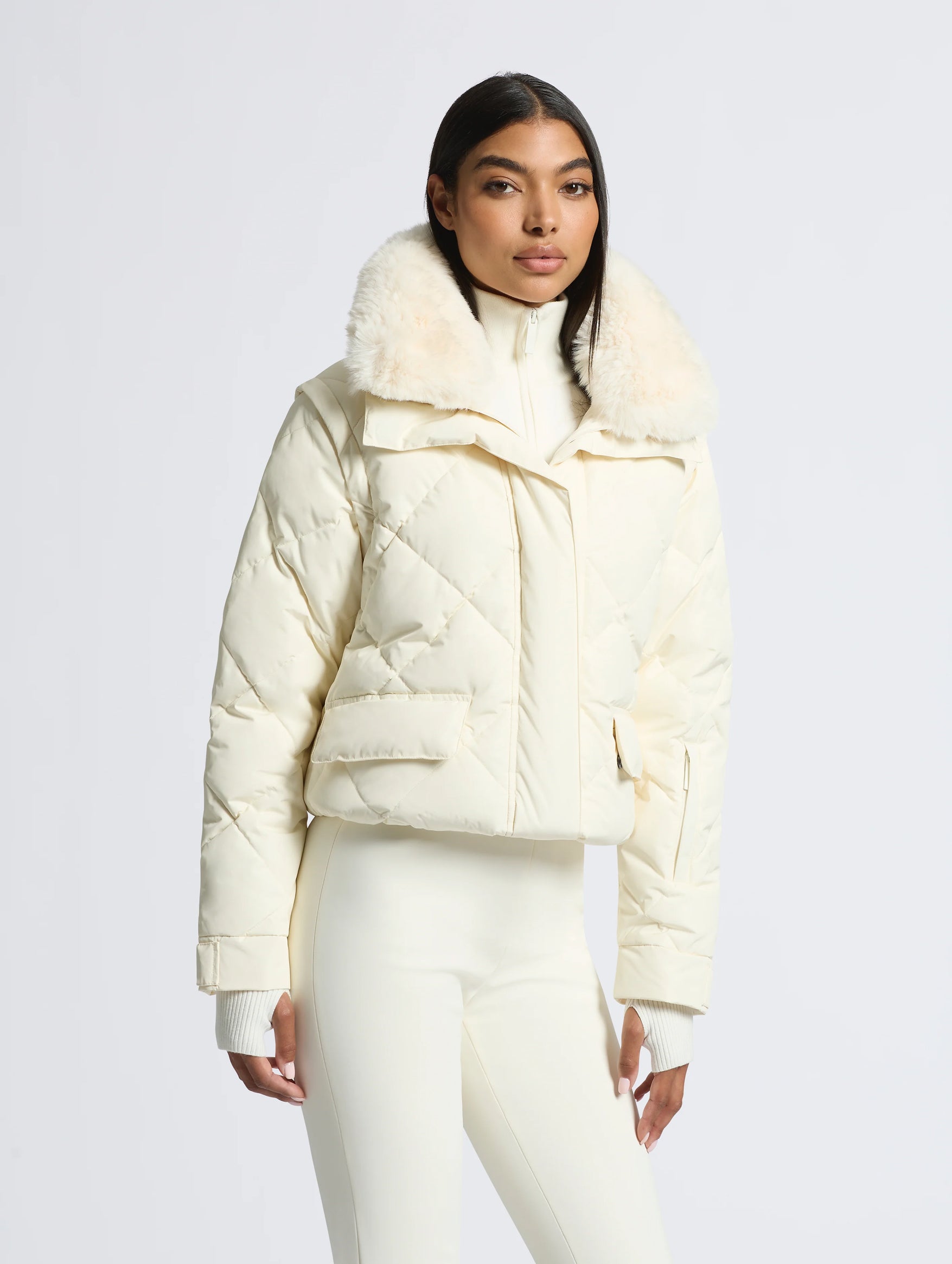 Bettina Ski Jacket in White