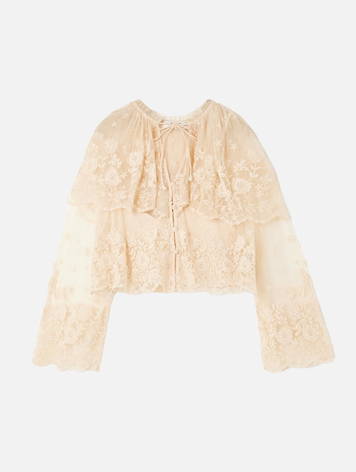 Bronte Long Sleeve Top in Blush