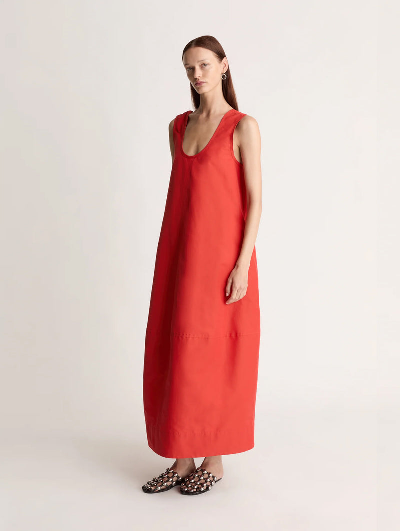 Carmen Dress in Cherry