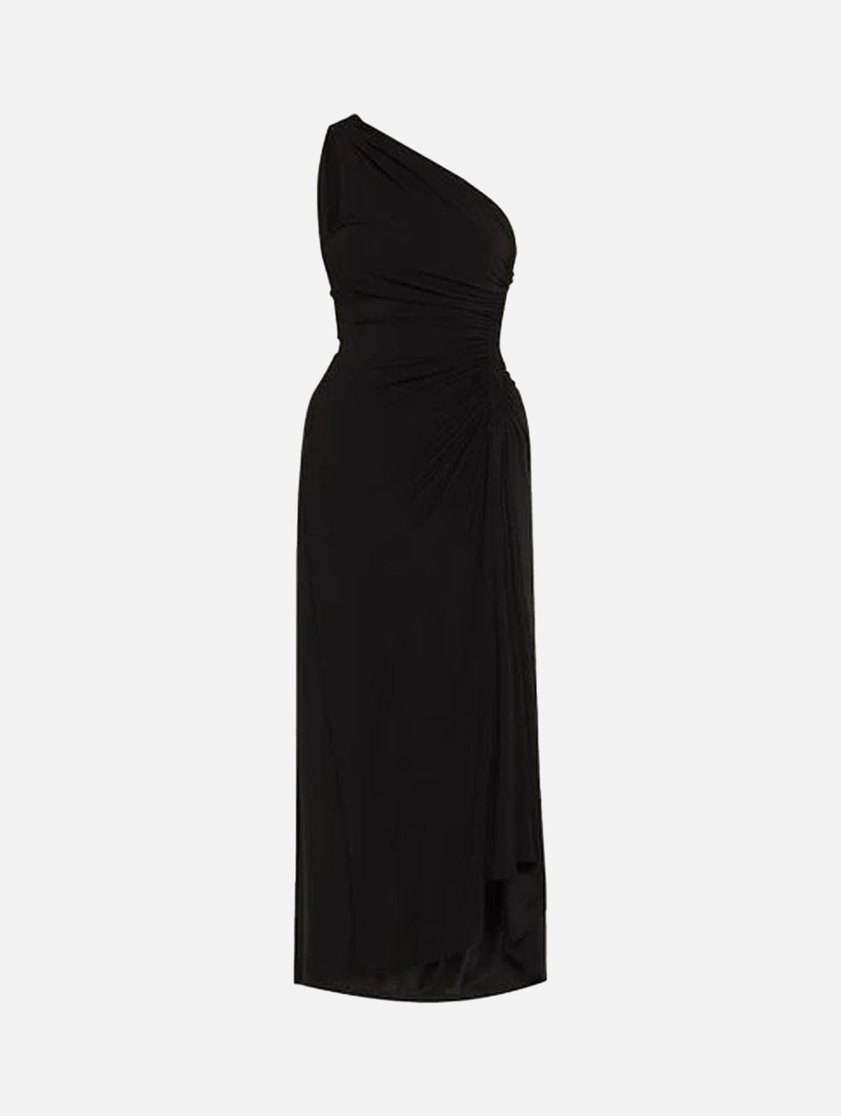 Caroline One Shoulder Dress in Black