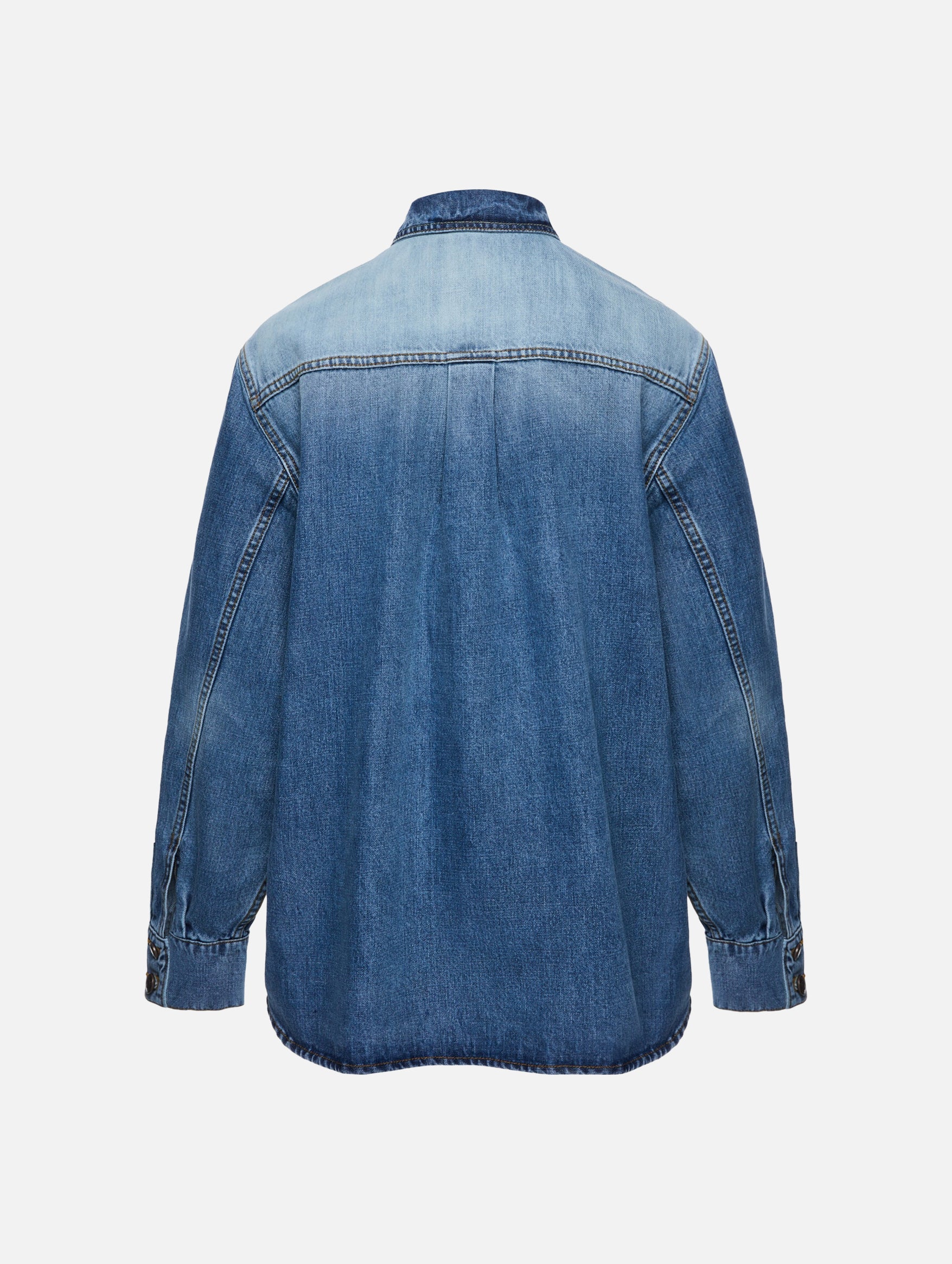 Denim Shirt in Dark Blue