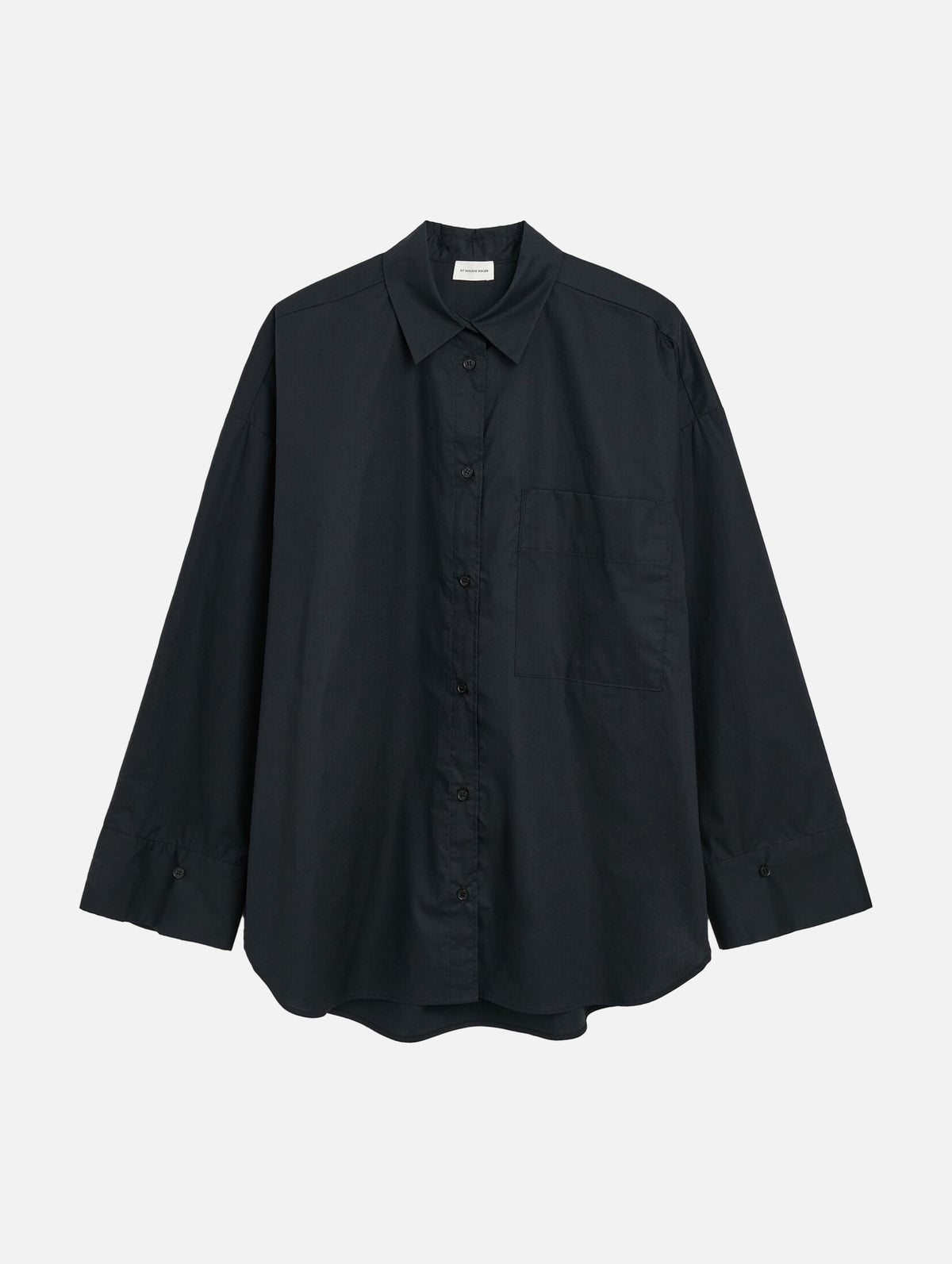 Derris Organic Cotton Shirt in Black