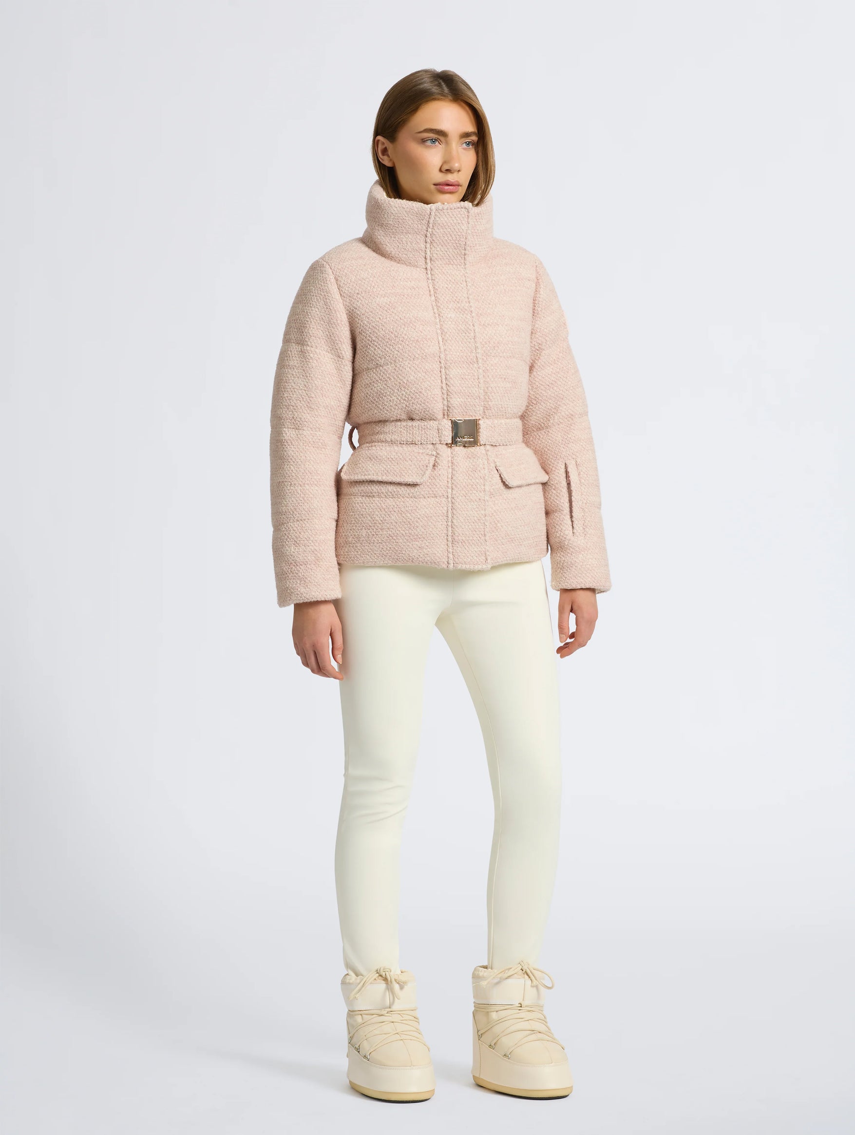 Dita Reversible Jacket in Pink and White