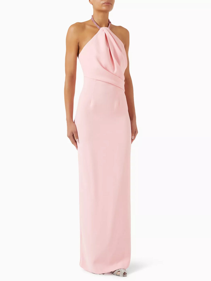 Riva Maxi Dress in Powder Pink