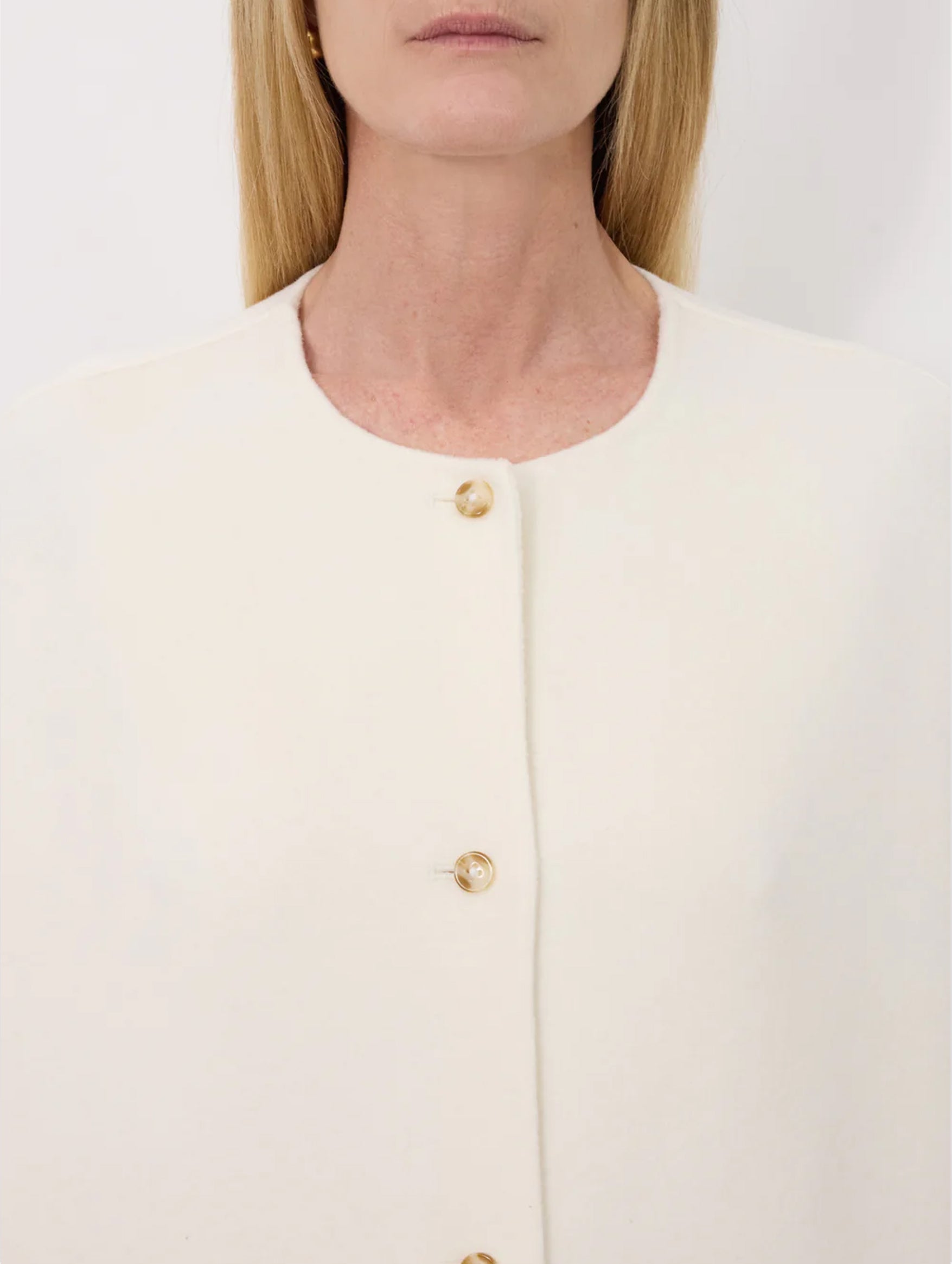 Dunne Coat in Ivory