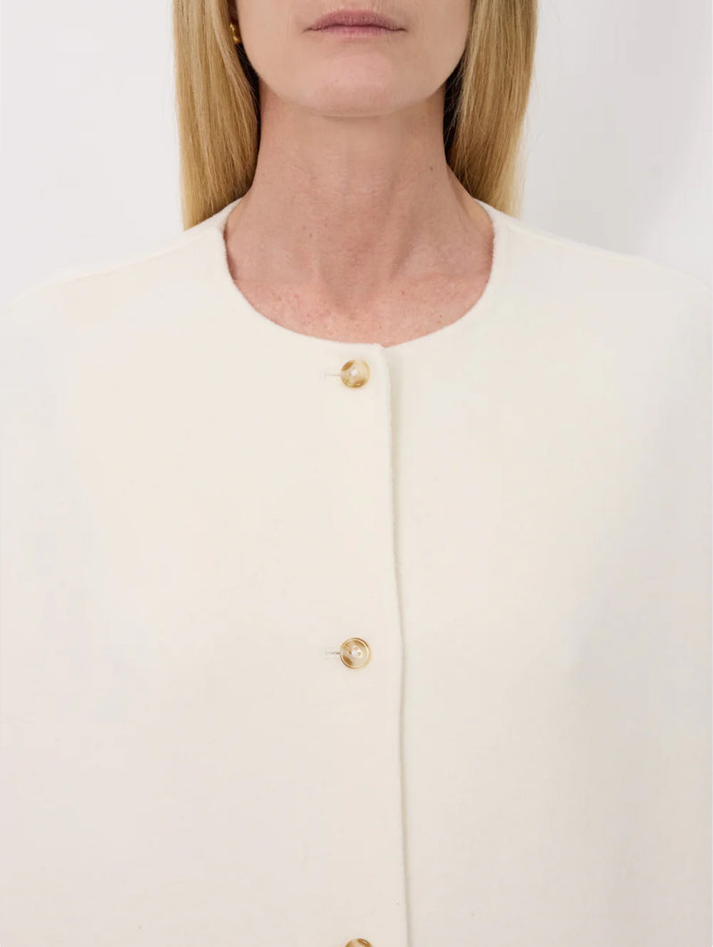Dunne Coat in Ivory