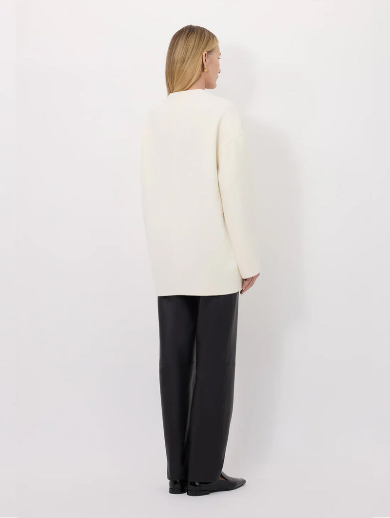 Dunne Coat in Ivory