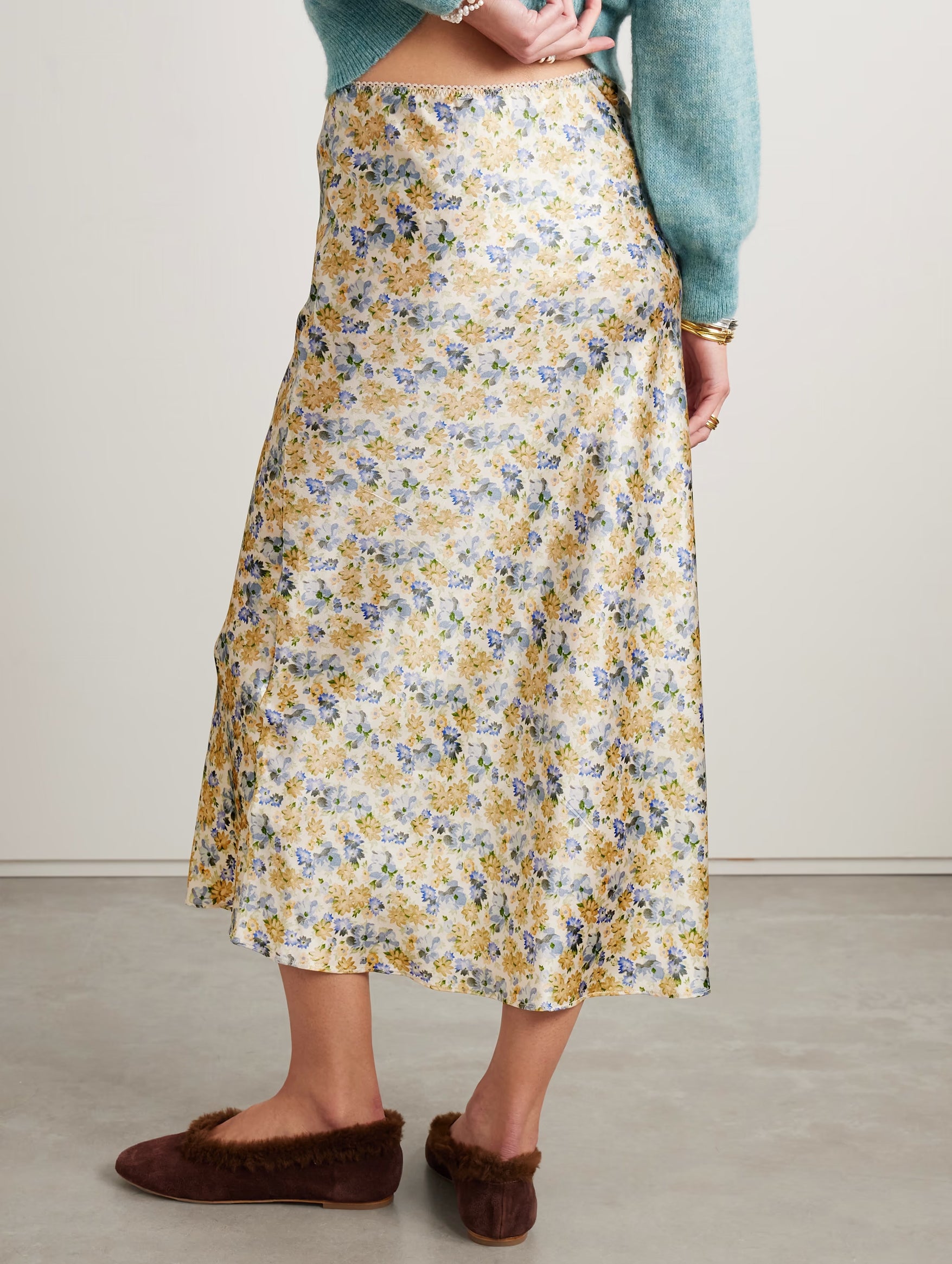 Elowen Skirt in Wildflower Thicket