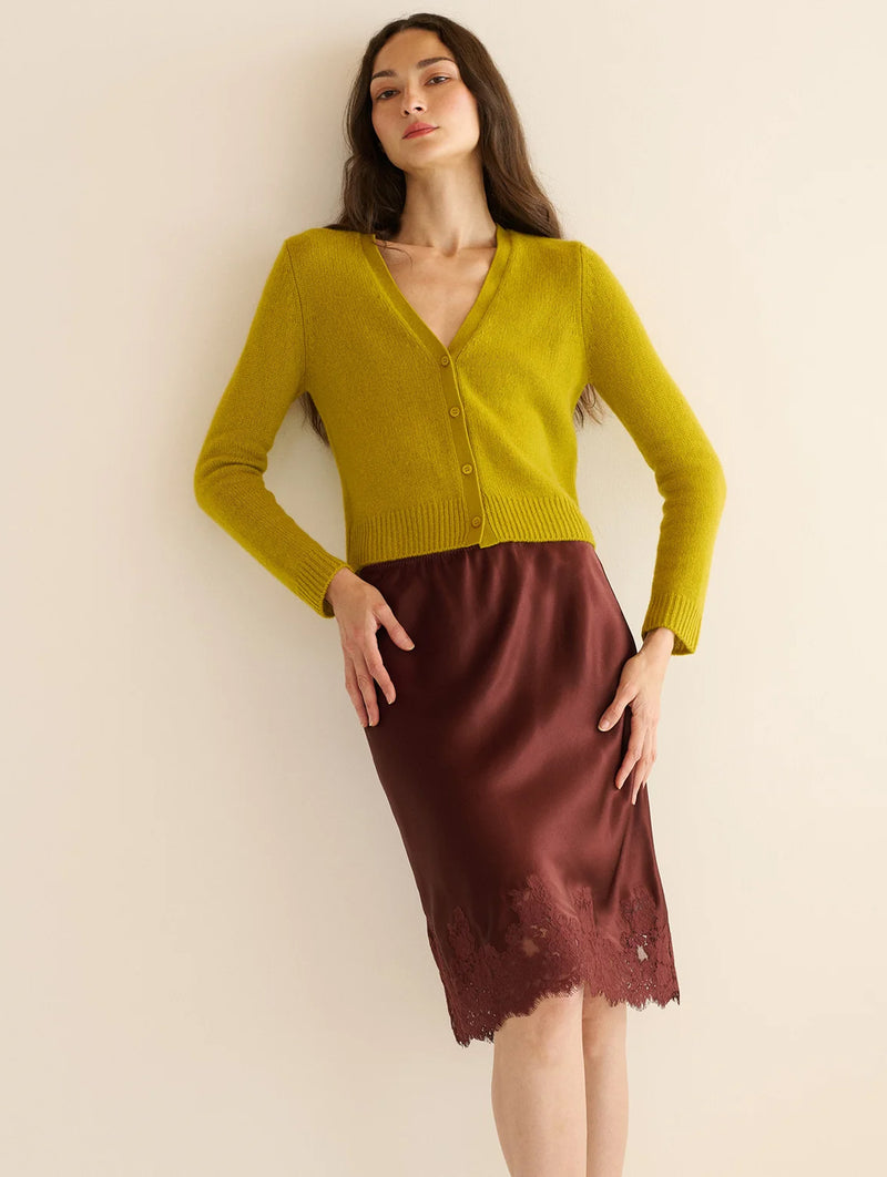 Elowette Skirt in Cafe Brun
