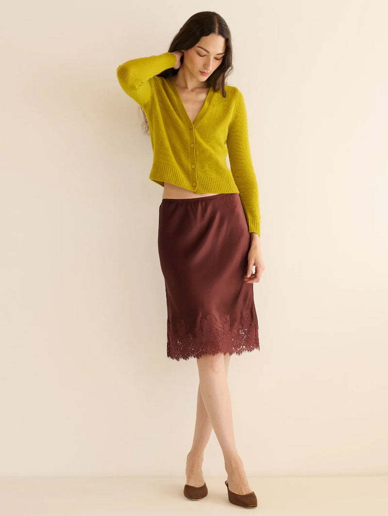 Elowette Skirt in Cafe Brun