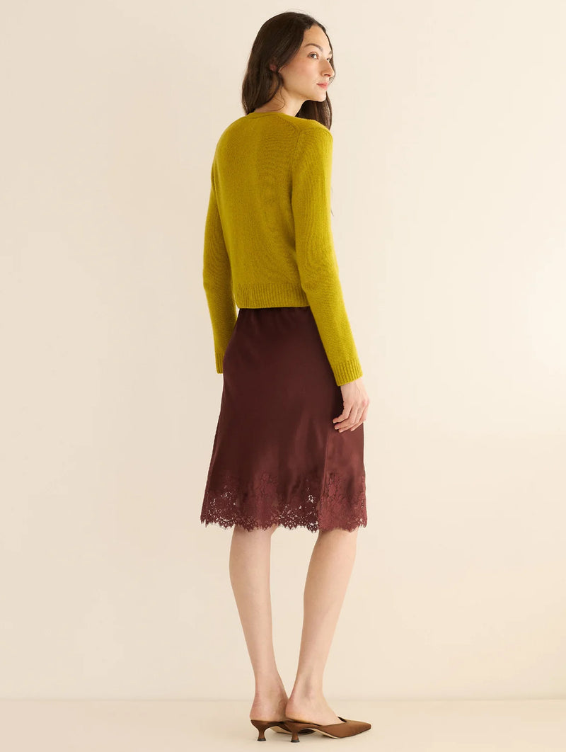 Elowette Skirt in Cafe Brun