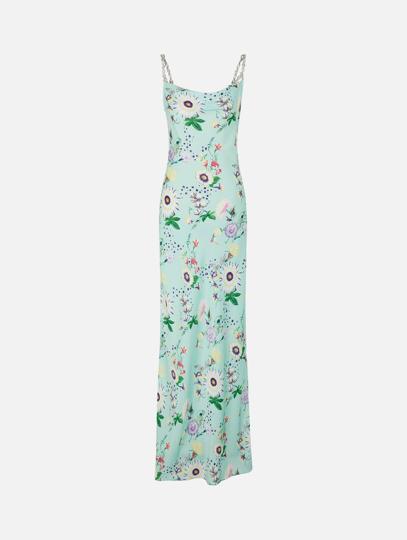 Dress With Chain Details in Floral
