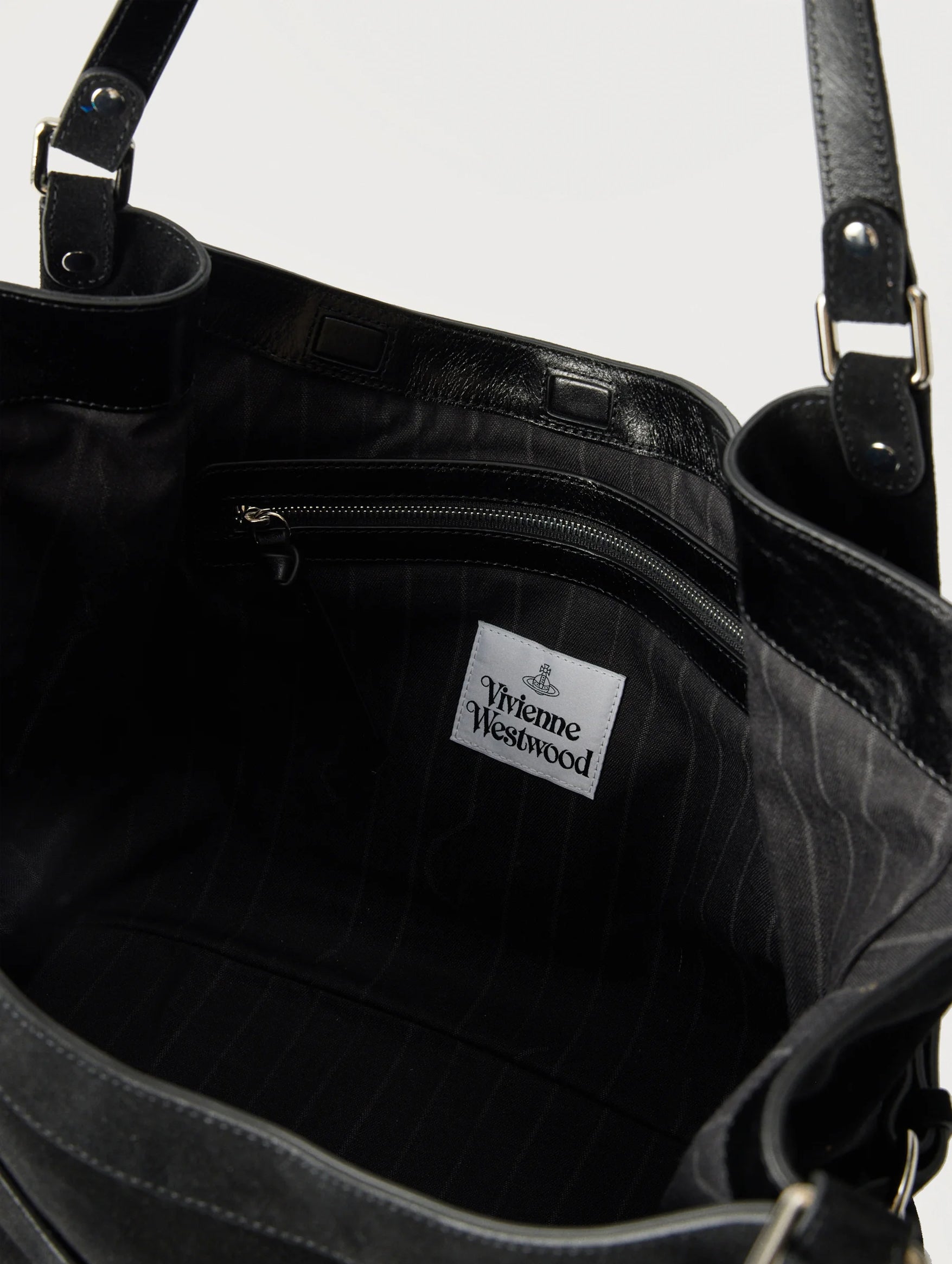 Frankie Large Shoulder Bag Leather in Black