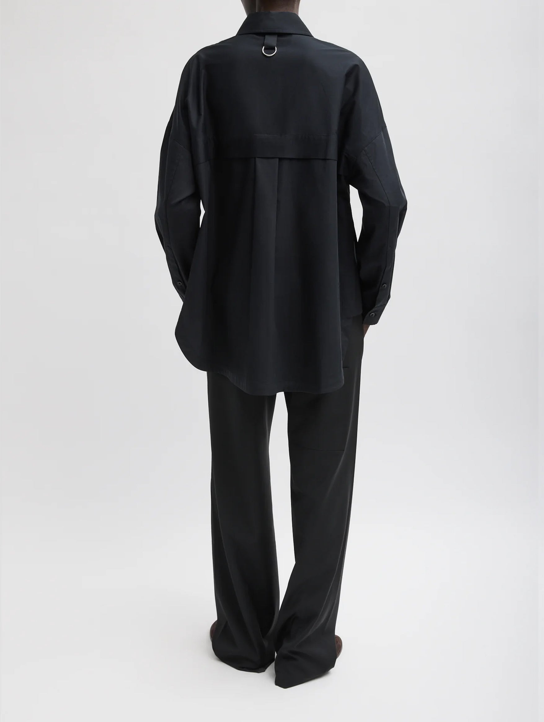 Gabe Oversized Shirt in Black